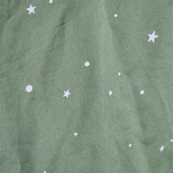 Carlos Campos Green Star Pattern Bomber Jacket - Picture 3 of 9